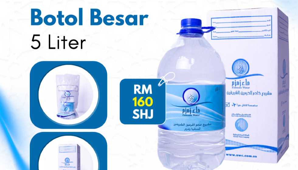 Air Zamzam Botol Besar